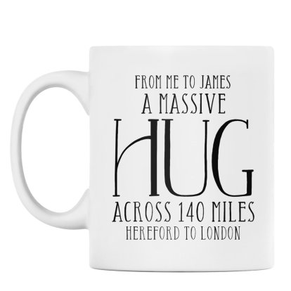 A Massive Hug Personalised Mug