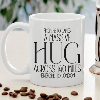 A Massive Hug Personalised Mug Photo 3