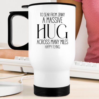 A Massive Hug Personalised Travel Mug Photo 2