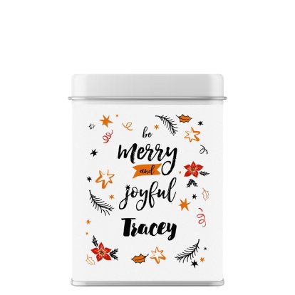 Be Merry and Joyful Personalised Tea
