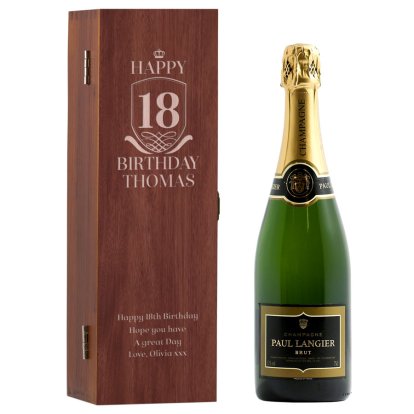 Birthday Personalised Box & Champagne