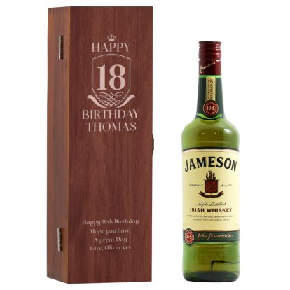 Birthday Personalised Box & Jameson Whiskey