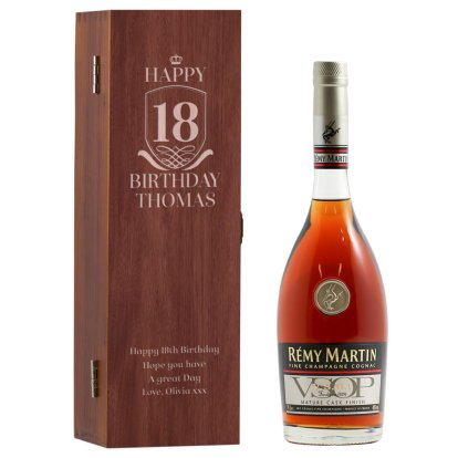 Birthday Personalised Box & Remy Martin VSOP