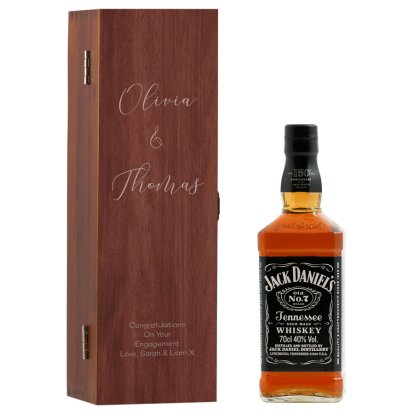 Congratulations Personalised Box & Jack Daniels