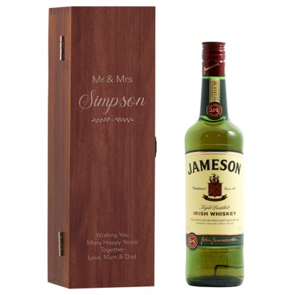 Couples Personalised Box & Jameson Whiskey