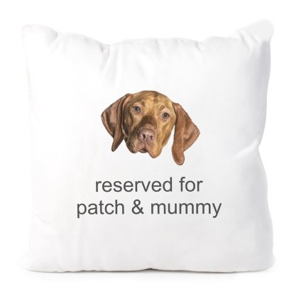 Create Your Own Dog Photo Cushion Cover & Text