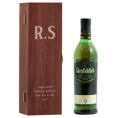 Crest Personalised Box & Glenfiddich Whisky