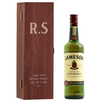 Crest Personalised Box & Jameson Whiskey