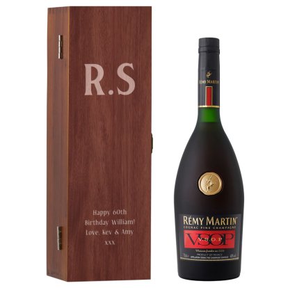 Crest Personalised Box & Remy Martin VSOP