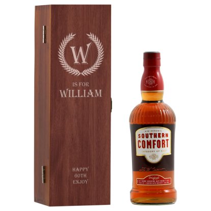 Crest Personalised Box & Southern Comfort
