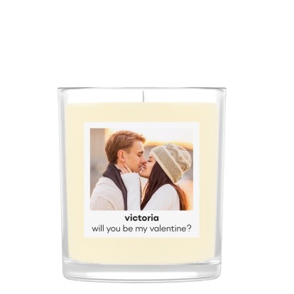 Custom Photo & Any Text Scented Candle