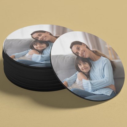 Custom Round Photo Coaster