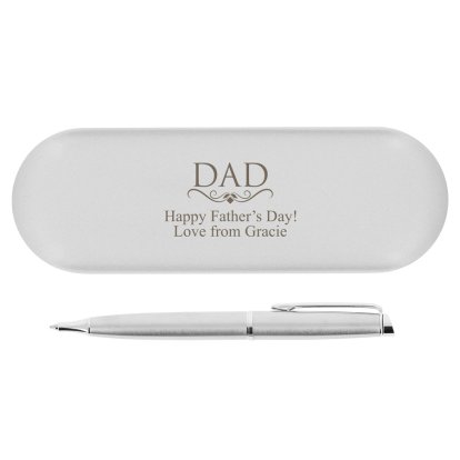 Dad's Personalised Rocket Pen with Case