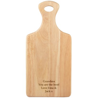 Engraved Chopping Board - Message