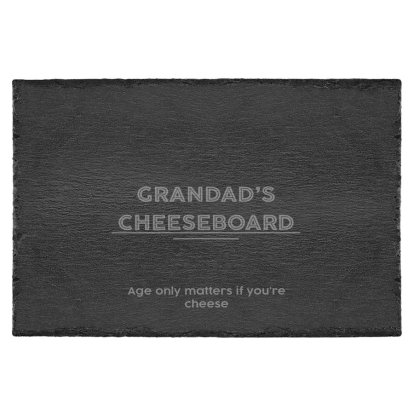 Engraved Large Slate Cheese Board