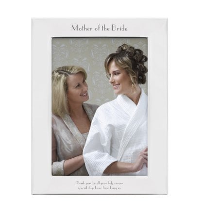 Engraved Mother of the Bride / Groom Silver Photo Frame - 7x5