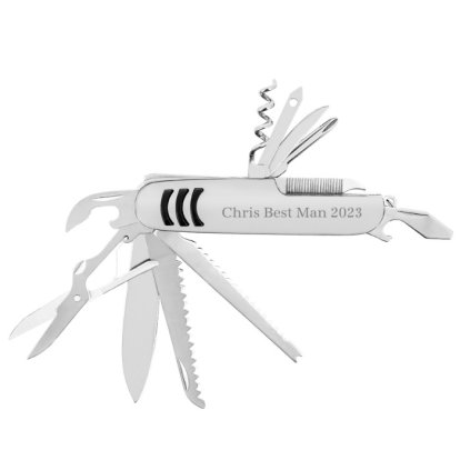 Engraved Multi-Function Knife