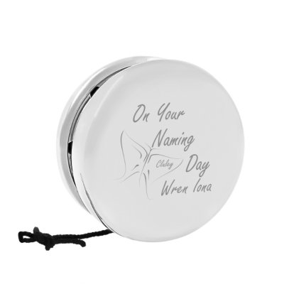 Engraved On Your Naming Day Butterfly Design Yoyo