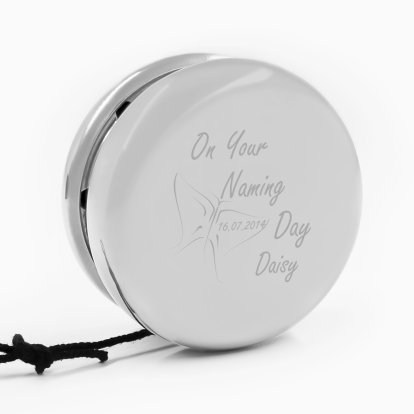 Engraved On Your Naming Day Butterfly Design Yoyo