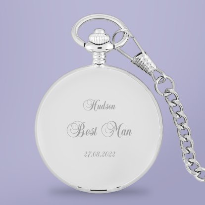 Engraved Pocket Watch - Classic Best Man