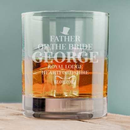 Engraved Wedding Tumbler - Father of...