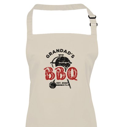 Grandad's BBQ Personalised Apron