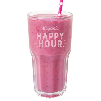 HAPPY HOUR Personalised Cooler Glass