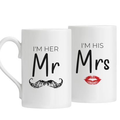 I'm Her Mr I'm His Windsor Mug Set  