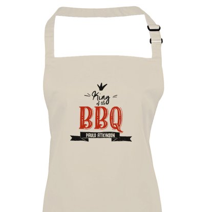 King of the BBQ Personalised Apron 