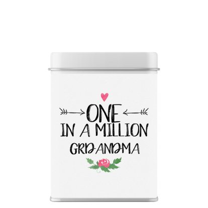 One In A Million Personalised Tea Tin