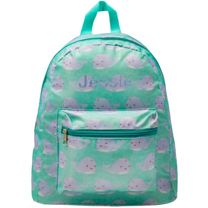 Personalised Alma Narwhal Backpack