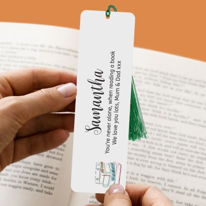 Personalised Aluminium Metal Bookmark 