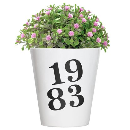 Personalised Anniversary Year Flower Pot