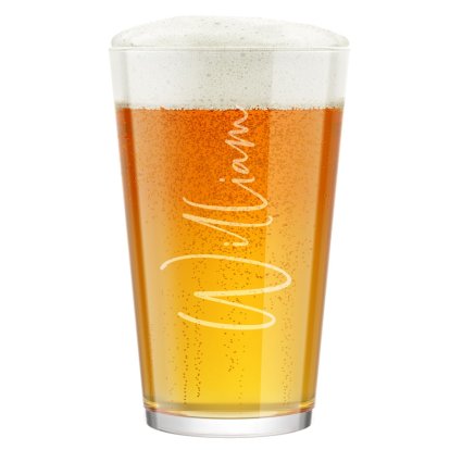 Personalised Any Name Pint Glass
