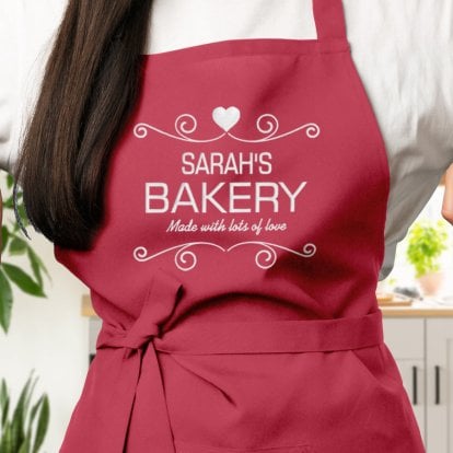 Personalised Apron for Her - Bakery