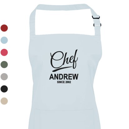 Personalised Apron for Him - Chef