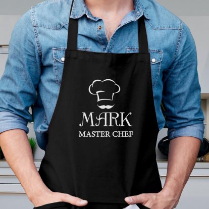Personalised Apron for Him - Master Chef