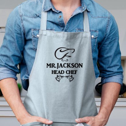 Personalised Apron for Him - Mr Chef