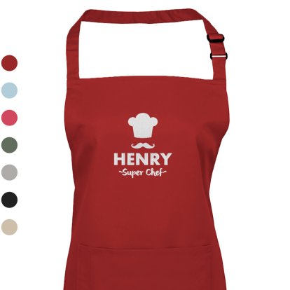 Personalised Apron for Him - Super Chef