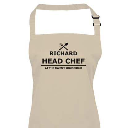 Personalised Apron - Head Chef
