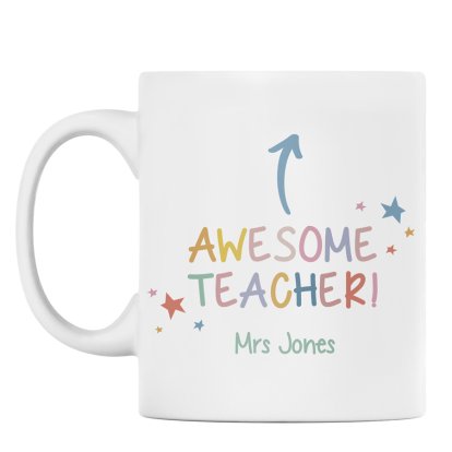 Personalised Awesome Teachers Mug