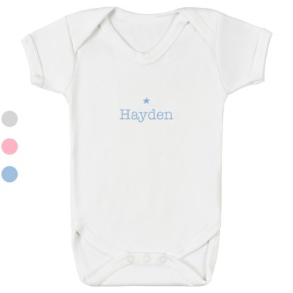 Personalised Baby Bodysuit for Boys