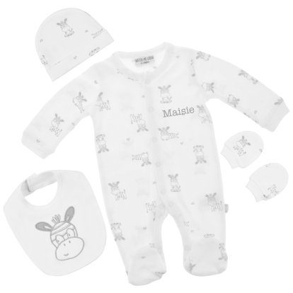 Personalised Baby Giraffe Gift Set