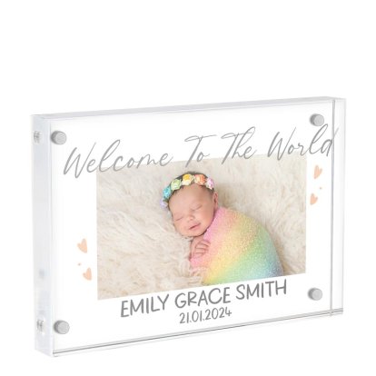 Personalised Baby Photo Block