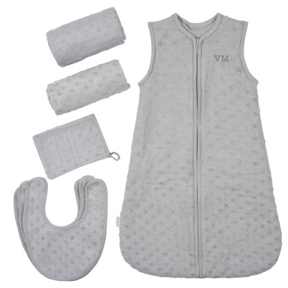 Personalised Baby's First Bundle Gift Set - Grey