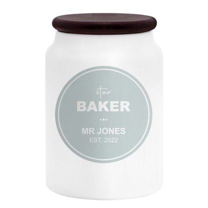 Personalised Baker's Storage Jar - Best Baker