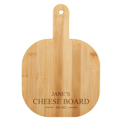 Personalised Bamboo Cheeseboard