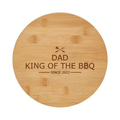 Personalised Bamboo Chopping Board - BBQ King