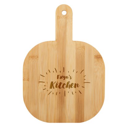 Personalised Bamboo Paddle Board - My Kitchen