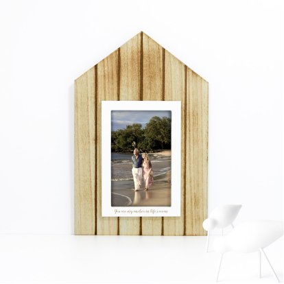 Personalised Beach Hut Photo Frame - My Anchor